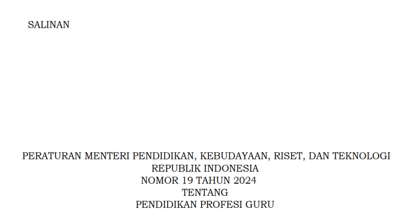 Pendidikan Profesi Guru