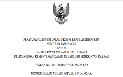Permendagri No 10 Tahun 2024