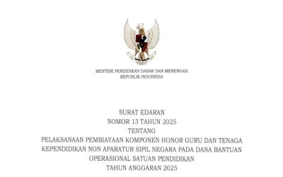 SE Mendikdanmen Nomor 13 Tahun 2025
