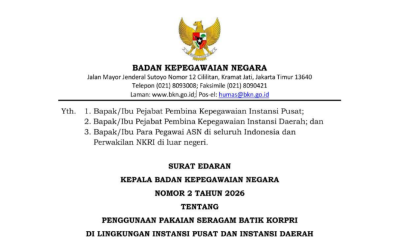 SE Kepala BKN Nomor 2 Tahun 2026